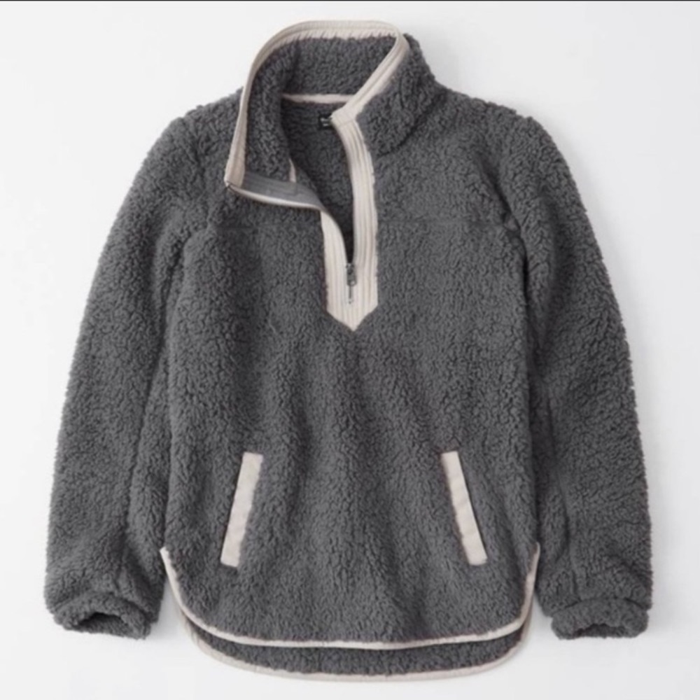 Abercrombie & Fitch Sherpa Pullover